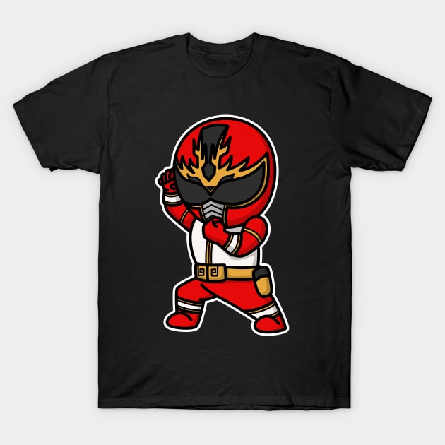 RyuuRanger Gosei Sentai Dairanger Chibi Kawaii Style T-Shirt by The Toku Verse